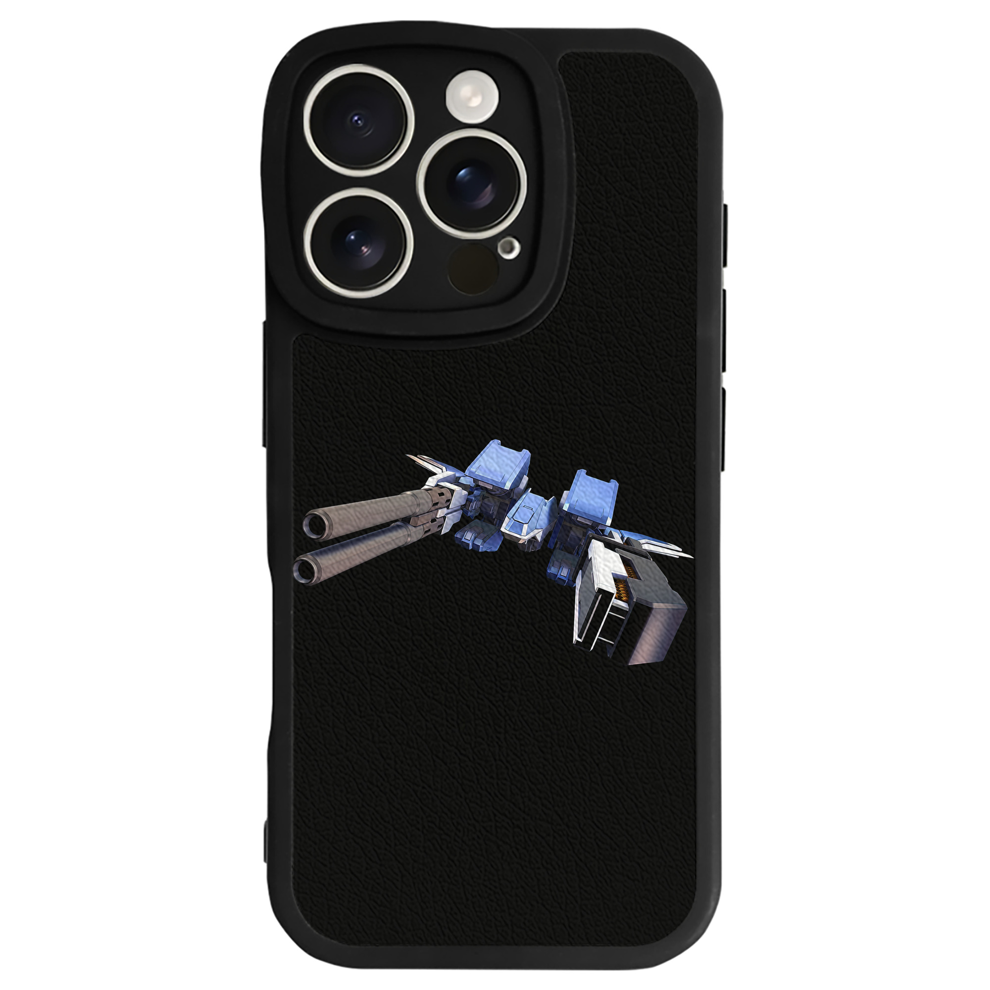 （画像用） 機動戦士ガンダム Mobile Suit Gundam 【iPhone 16シリーズ対応】シリコンスマホケース（レザー調） 材質：シリコン